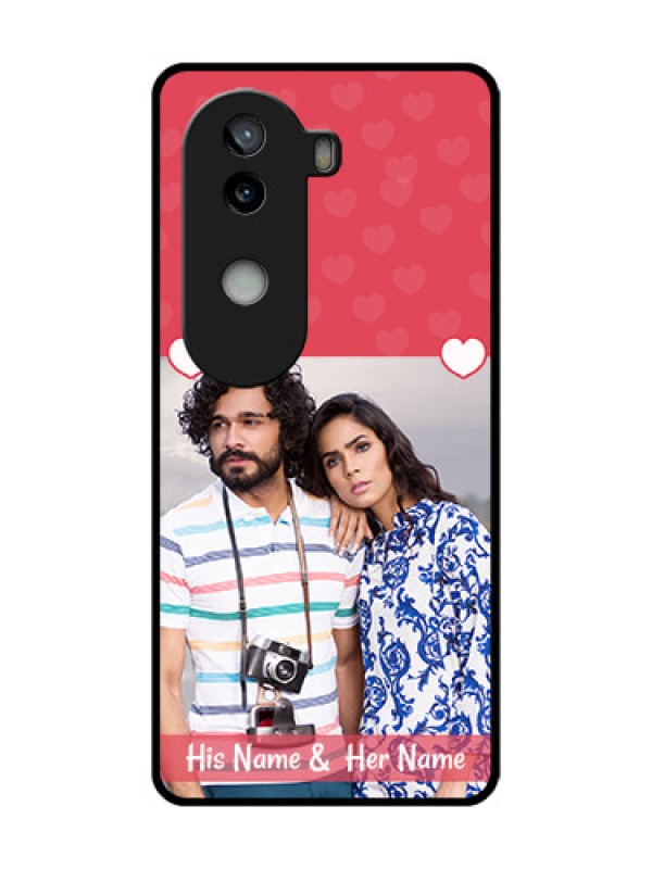 Custom iQOO Z9s 5G Custom Metal Phone Case - Simple Love Design