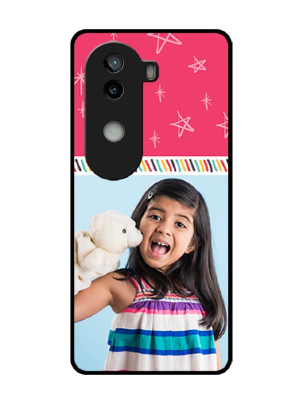 Custom iQOO Z9s 5G Custom Metal Phone Case - Line Art Design