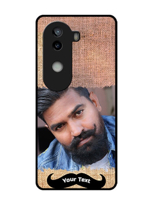 Custom iQOO Z9s 5G Custom Metal Phone Case - With Texture Design