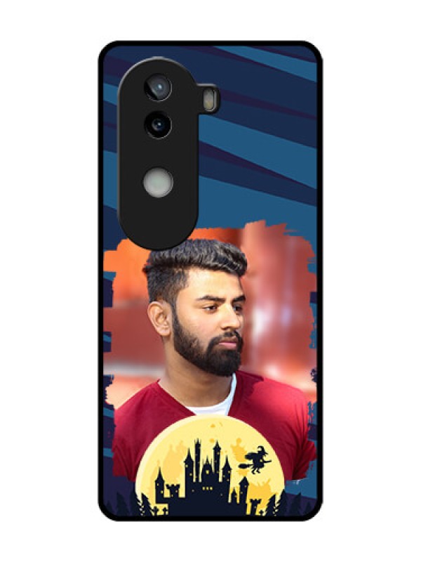 Custom iQOO Z9s 5G Custom Metal Phone Case - Halloween Witch Design