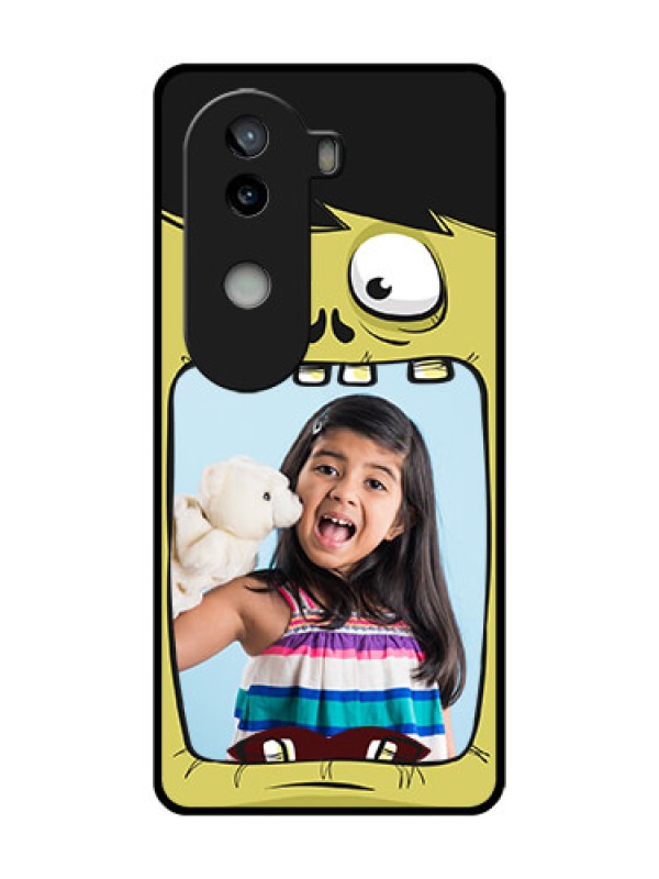 Custom iQOO Z9s 5G Custom Metal Phone Case - Cartoon Monster Back Case Design