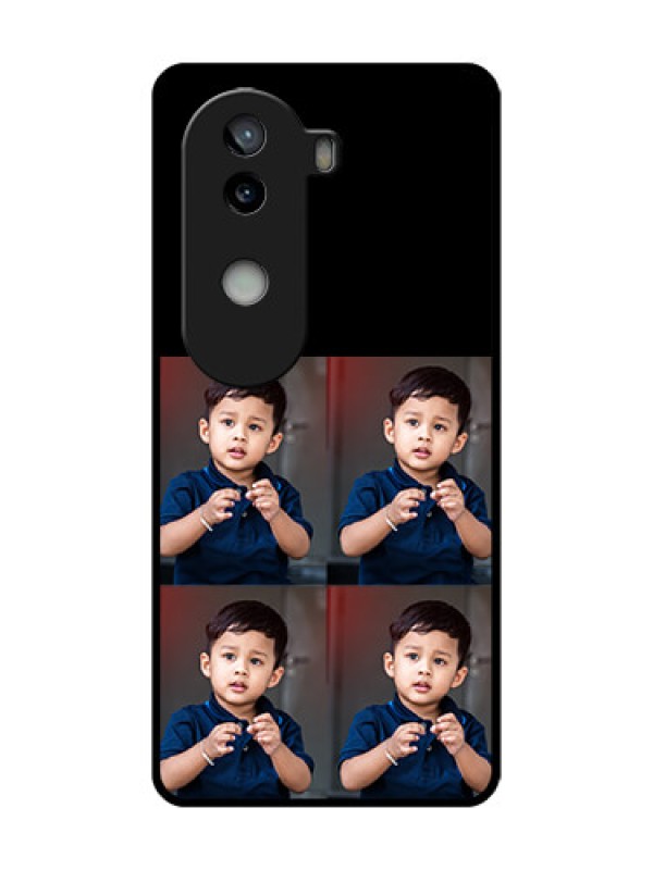 Custom iQOO Z9s 5G Custom Metal Phone Case - 4 Image Holder Design