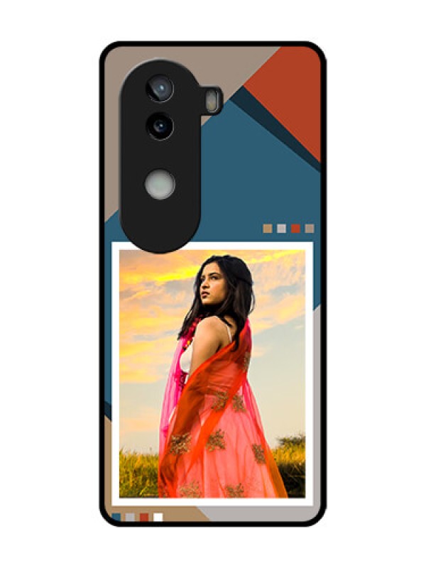 Custom iQOO Z9s 5G Custom Metal Phone Case - Retro Color Pallet Design