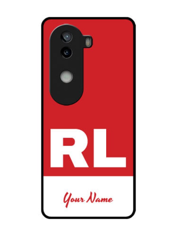 Custom iQOO Z9s 5G Custom Metal Phone Case - Dual Tone Custom Text Design