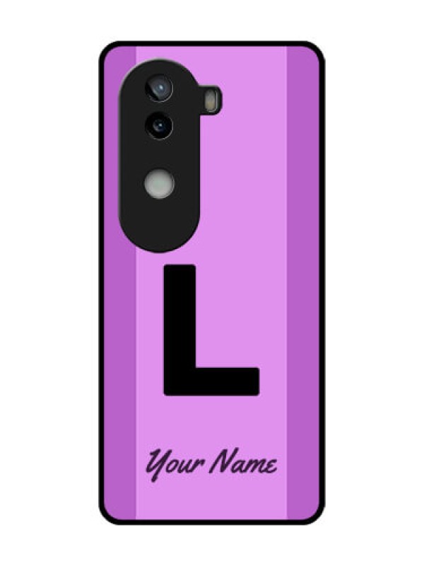 Custom iQOO Z9s 5G Custom Metal Phone Case - Tricolor Custom Text Design