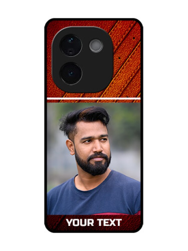 Custom iQOO Z9s Pro 5G Custom Metal Phone Case - Leather Phone Case Design