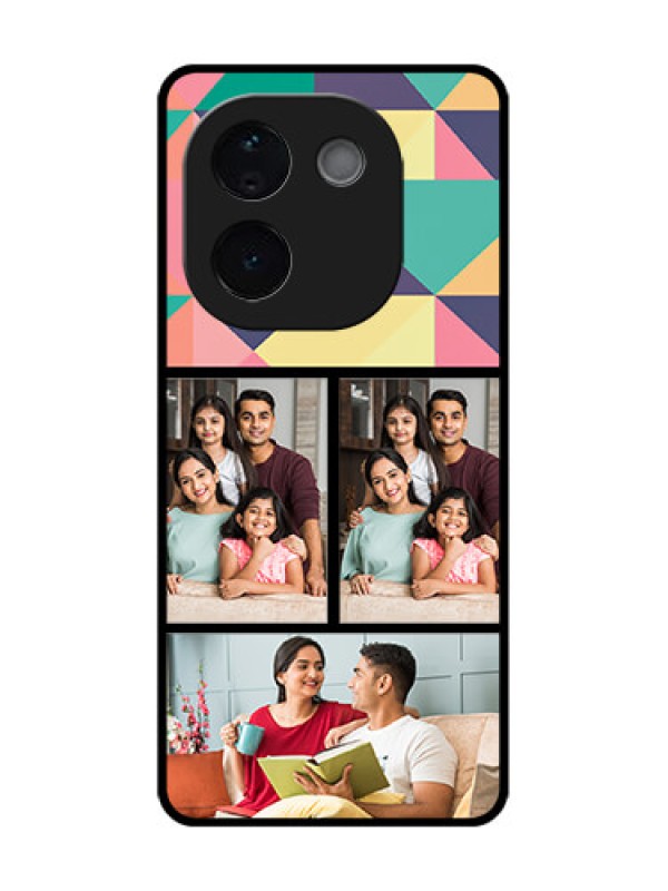 Custom iQOO Z9s Pro 5G Custom Metal Phone Case - Bulk Pic Upload Design