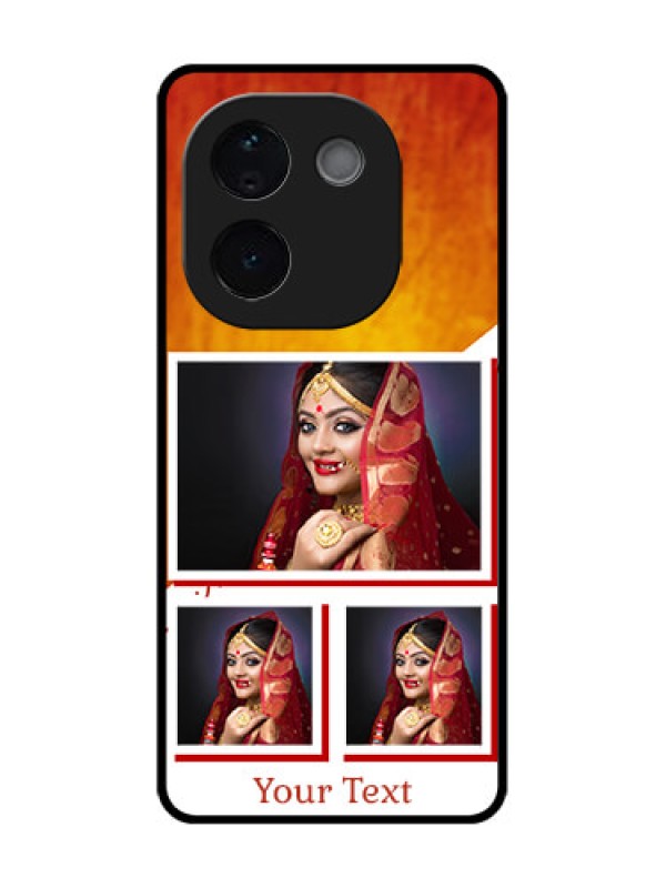 Custom iQOO Z9s Pro 5G Custom Metal Phone Case - Wedding Memories Design