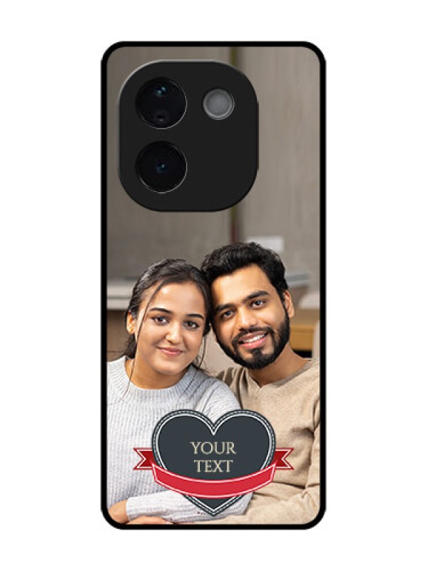 Custom iQOO Z9s Pro 5G Custom Metal Phone Case - Just Married Couple Design