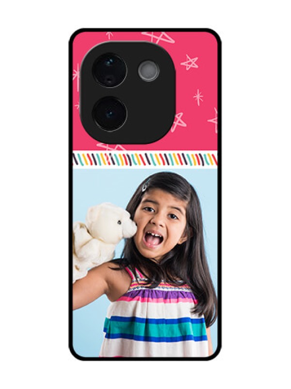 Custom iQOO Z9s Pro 5G Custom Metal Phone Case - Line Art Design