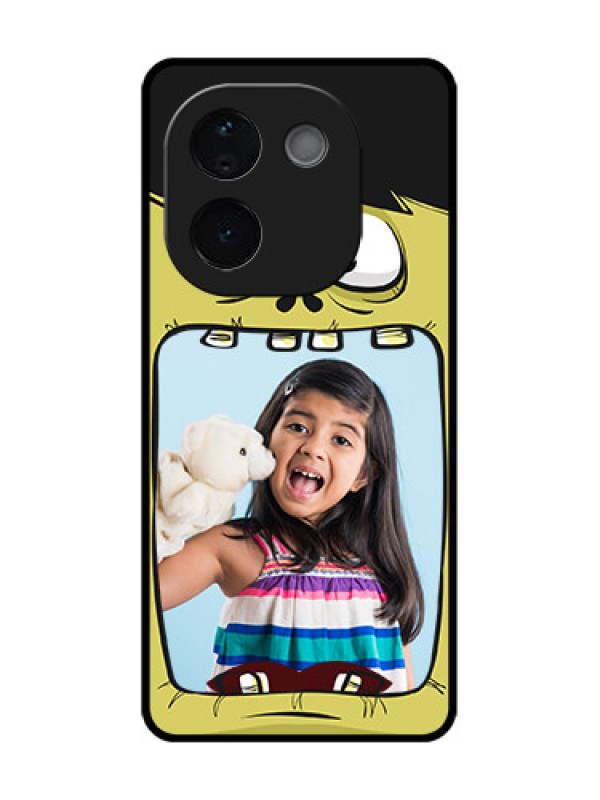 Custom iQOO Z9s Pro 5G Custom Metal Phone Case - Cartoon Monster Back Case Design