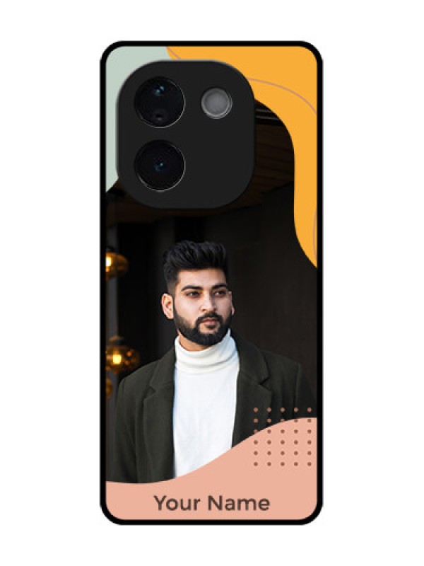 Custom iQOO Z9s Pro 5G Custom Metal Phone Case - Tri - Coloured Overlay Design