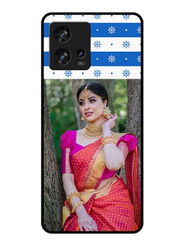 Custom Motorola Edge 30 Fusion Custom Metal Phone Case - Snow Pattern Design