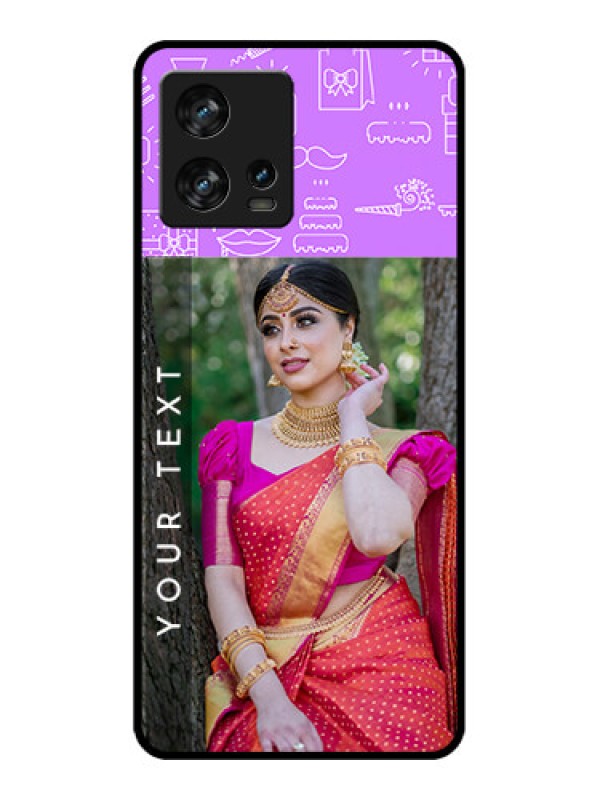 Custom Motorola Edge 30 Fusion Custom Metal Phone Case - Birthday Icons Design