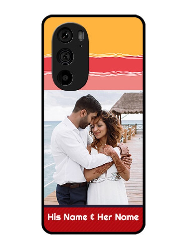 Custom Motorola Edge 30 Pro Custom Metal Phone Case - Colorful Case Design