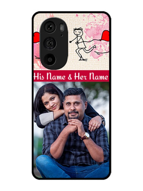 Custom Motorola Edge 30 Pro Custom Metal Phone Case - You And Me Case Design