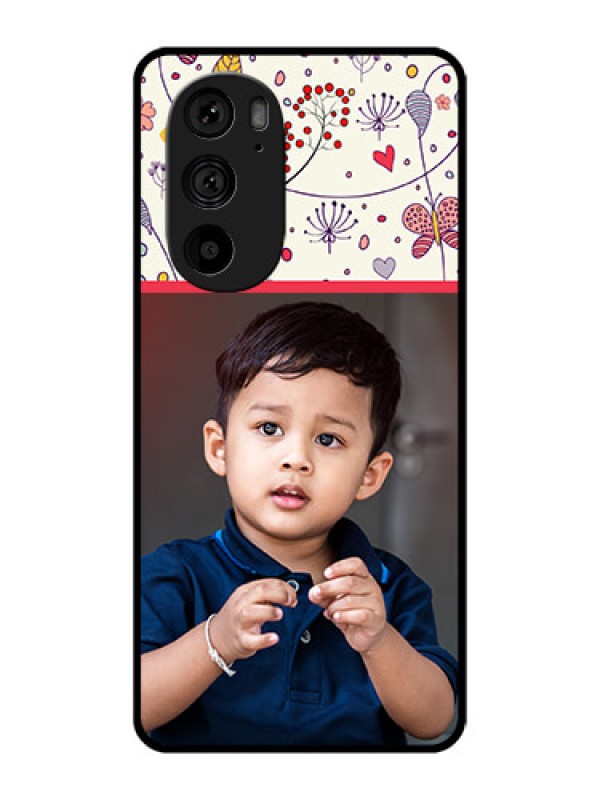 Custom Motorola Edge 30 Pro Custom Metal Phone Case - Premium Floral Design