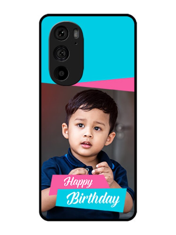 Custom Motorola Edge 30 Pro Custom Metal Phone Case - Image Holder With 2 Color Design