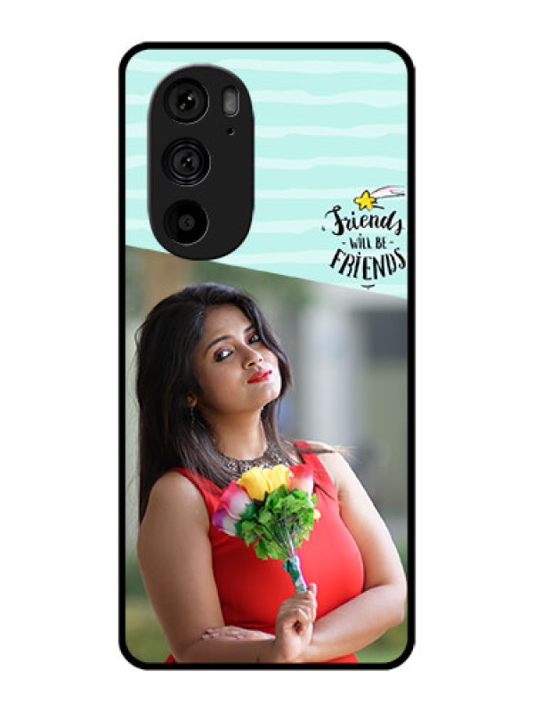 Custom Motorola Edge 30 Pro Custom Metal Phone Case - Friends Picture Icon Design