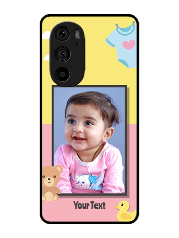 Custom Motorola Edge 30 Pro Custom Metal Phone Case - Kids 2 Color Design