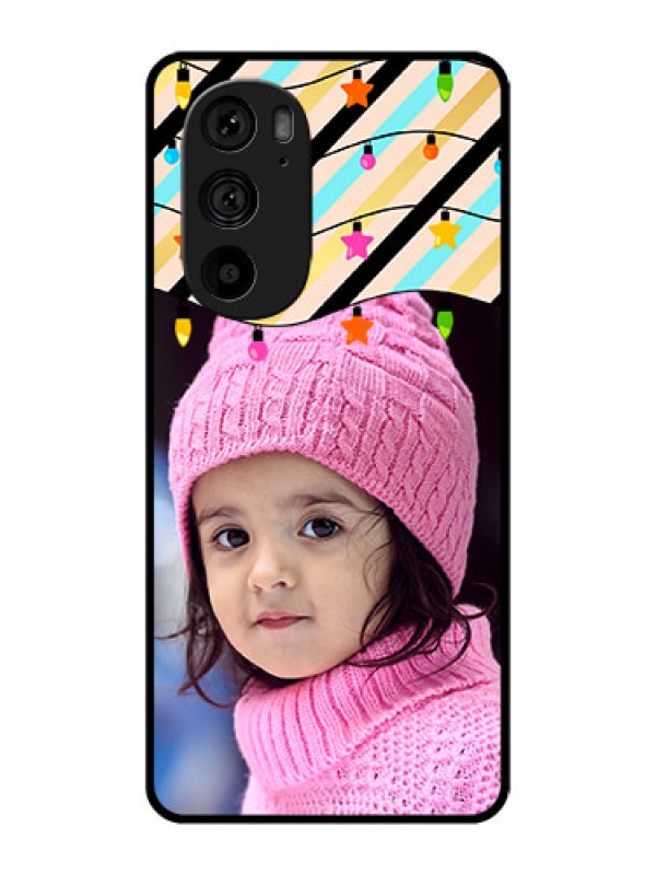 Custom Motorola Edge 30 Pro Custom Metal Phone Case - Lights Hanging Design