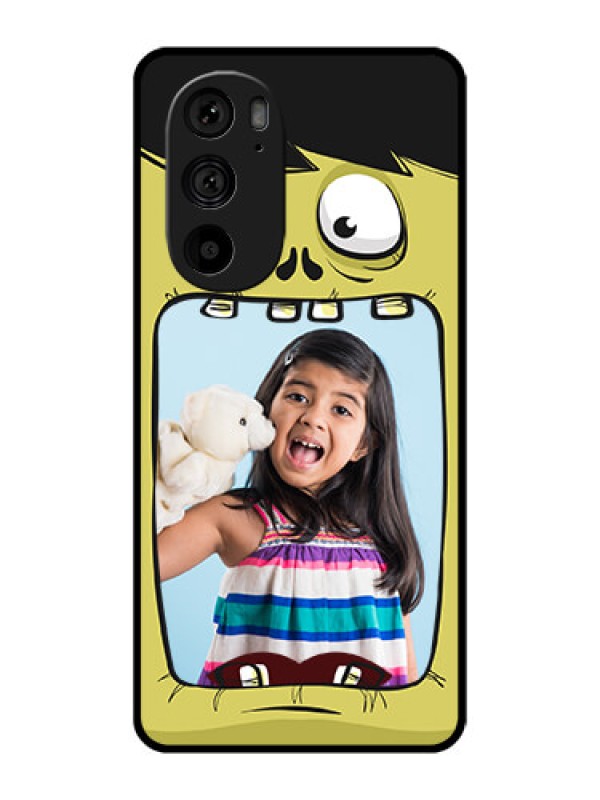Custom Motorola Edge 30 Pro Custom Metal Phone Case - Cartoon Monster Back Case Design