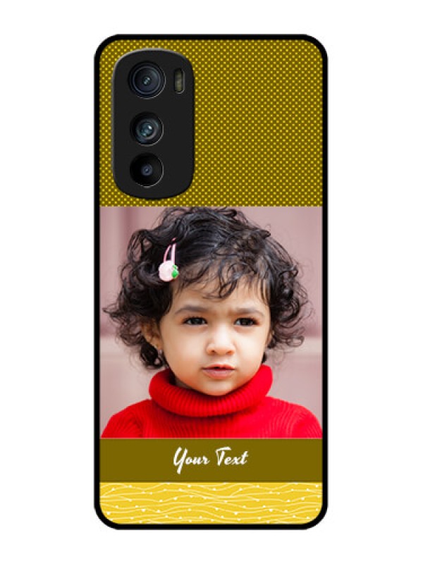 Custom Motorola Edge 30 Custom Metal Phone Case - Simple Green Color Design