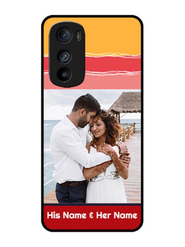 Custom Motorola Edge 30 Custom Metal Phone Case - Colorful Case Design