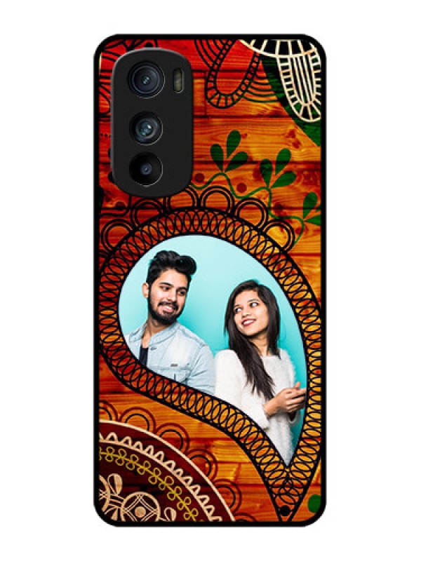 Custom Motorola Edge 30 Custom Metal Phone Case - Abstract Colorful Design