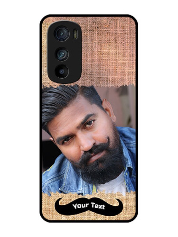 Custom Motorola Edge 30 Custom Metal Phone Case - With Texture Design