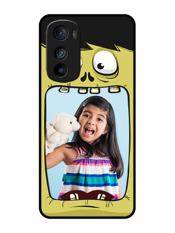 Custom Motorola Edge 30 Custom Metal Phone Case - Cartoon Monster Back Case Design
