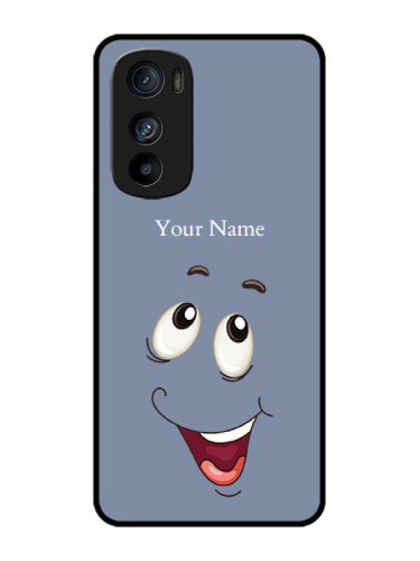 Custom Motorola Edge 30 Custom Metal Phone Case - Laughing Cartoon Face Design