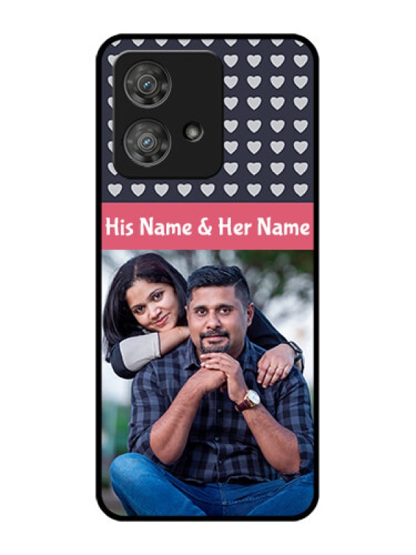 Custom Motorola Edge 40 Neo Custom Metal Phone CaseLove Symbols Design