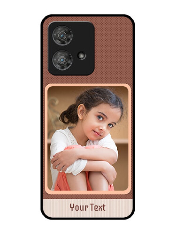 Custom Motorola Edge 40 Neo Custom Metal Phone CaseSimple Pic Upload Design