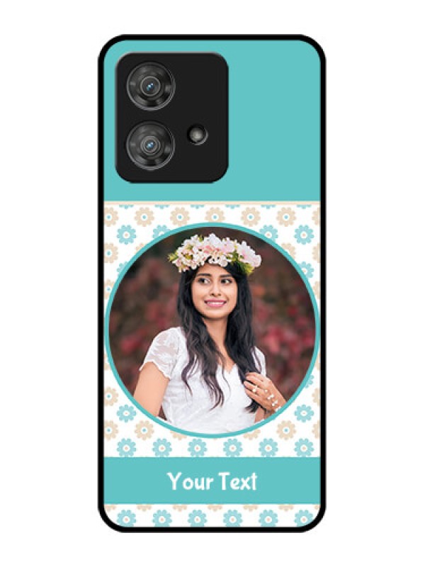 Custom Motorola Edge 40 Neo Custom Metal Phone CaseBeautiful Flowers Design