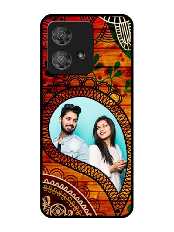 Custom Motorola Edge 40 Neo Custom Metal Phone CaseAbstract Colorful Design