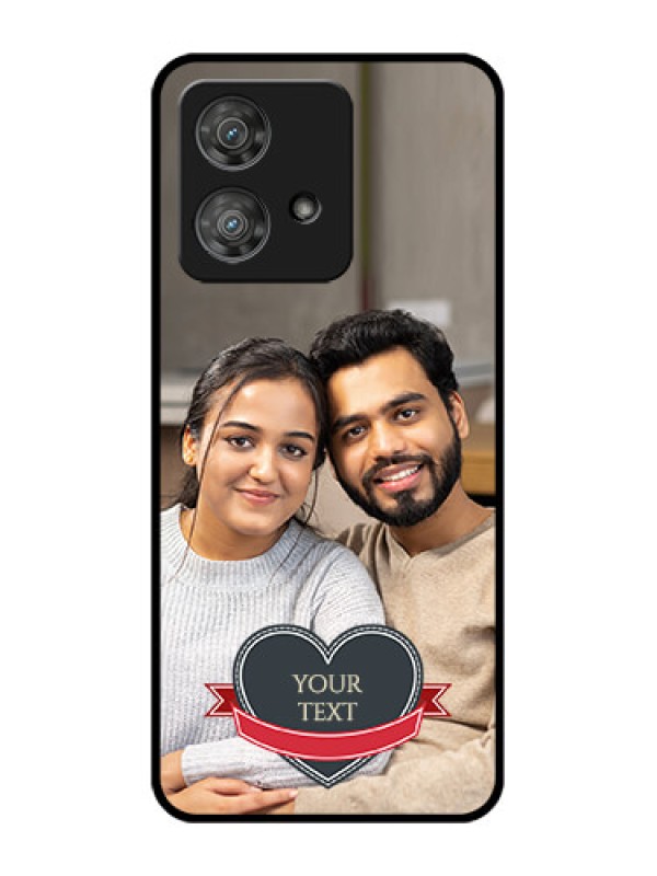 Custom Motorola Edge 40 Neo Custom Metal Phone CaseJust Married Couple Design