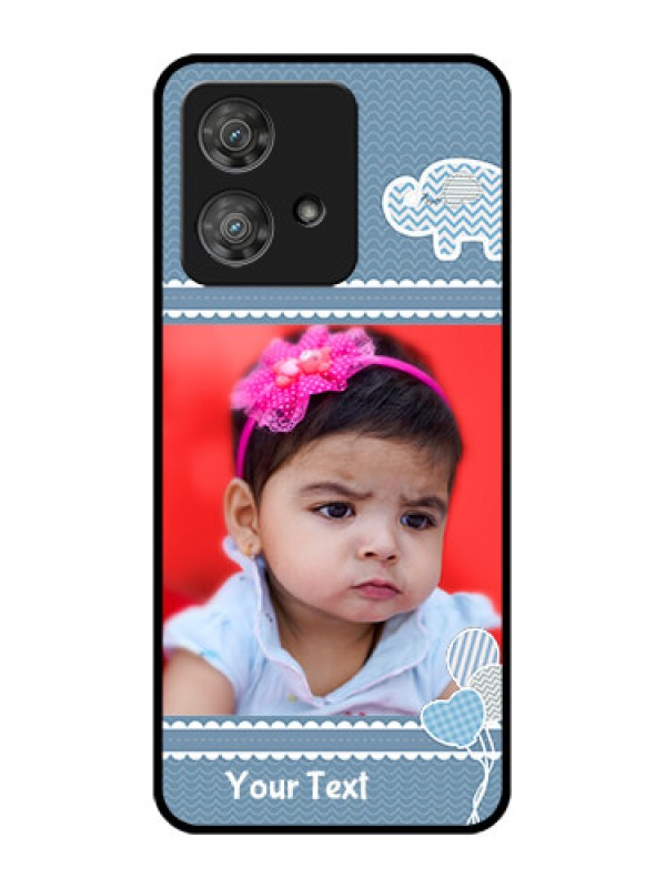 Custom Motorola Edge 40 Neo Custom Metal Phone CaseWith Kids Pattern Design