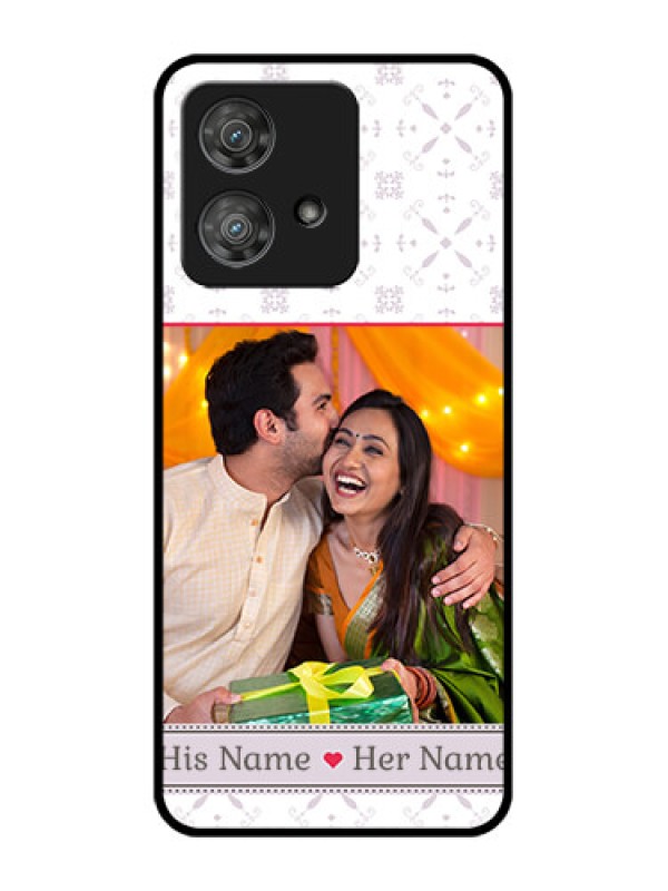 Custom Motorola Edge 40 Neo Custom Metal Phone CaseWith Photo And Ethnic Design