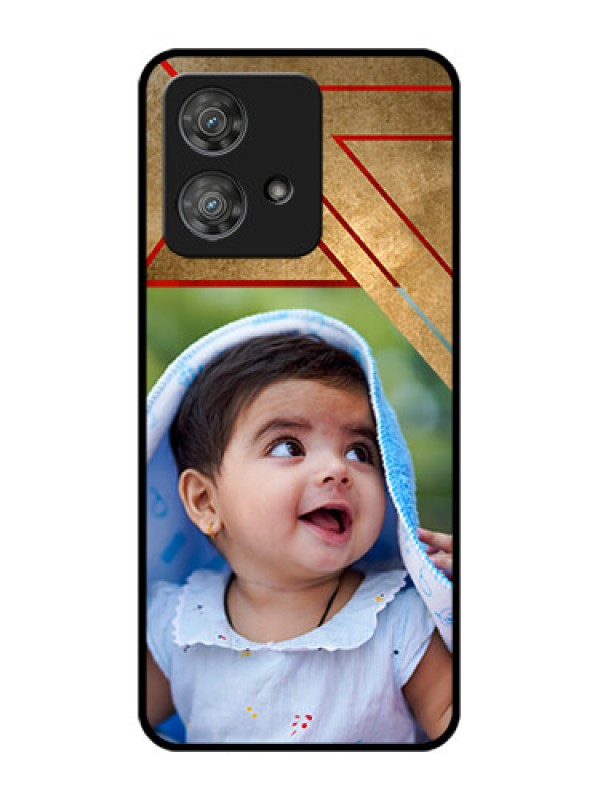 Custom Motorola Edge 40 Neo Custom Metal Phone CaseGradient Abstract Texture Design