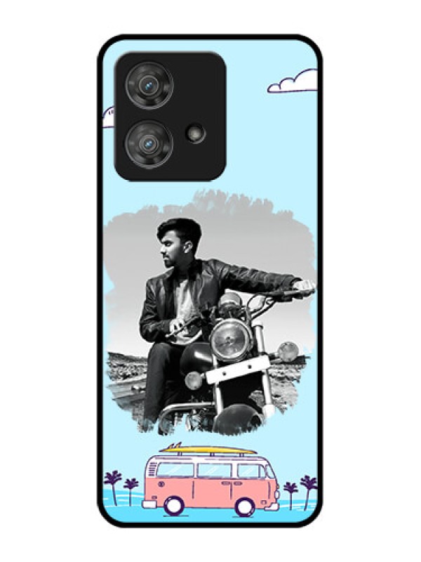 Custom Motorola Edge 40 Neo Custom Metal Phone CaseTravel and Adventure Design