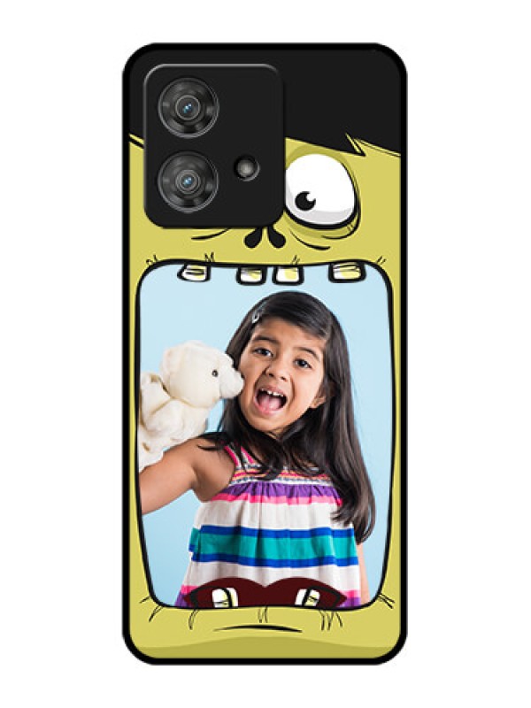 Custom Motorola Edge 40 Neo Custom Metal Phone CaseCartoon Monster Back Case Design