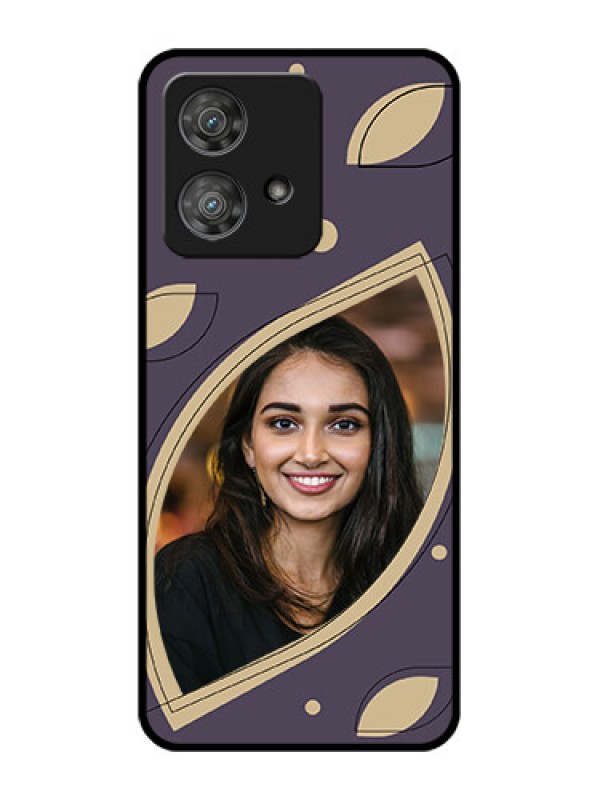 Custom Motorola Edge 40 Neo Custom Metal Phone CaseFalling Leaf Design