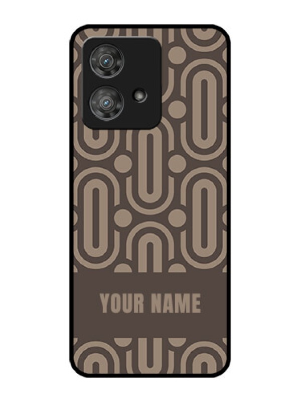 Custom Motorola Edge 40 Neo Custom Metal Phone CaseCaptivating Zero Pattern Design