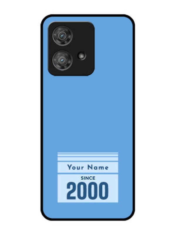 Custom Motorola Edge 40 Neo Custom Metal Phone CaseCustom Year Of Birth Design