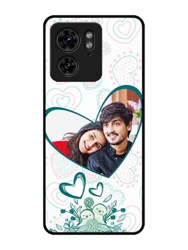 Custom Motorola Edge 40 Custom Metal Phone Case - Premium Couple Design
