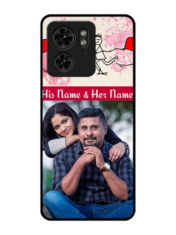 Custom Motorola Edge 40 Custom Metal Phone Case - You And Me Case Design