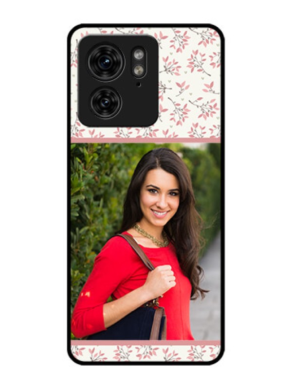 Custom Motorola Edge 40 Custom Metal Phone Case - Stunning Floral Design