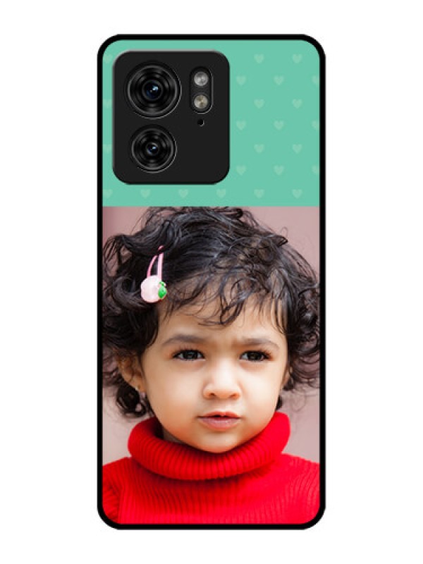 Custom Motorola Edge 40 Custom Metal Phone Case - Lovers Picture Design