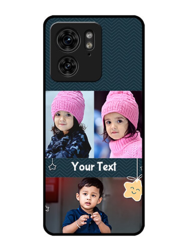 Custom Motorola Edge 40 Custom Metal Phone Case - Hanging Stars Design